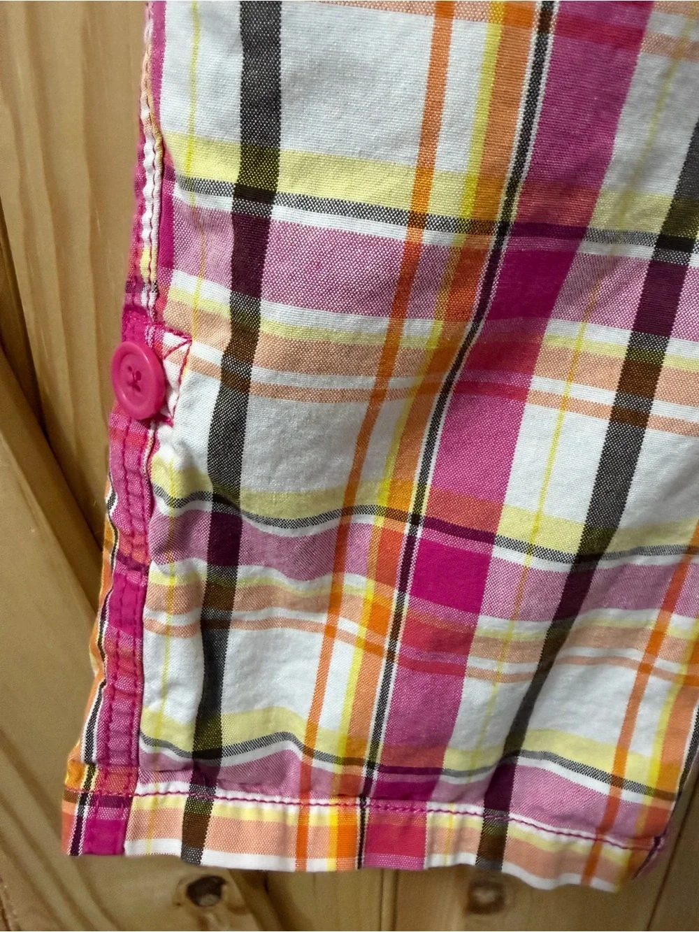 The Children's Place Pink Plaid Shorts